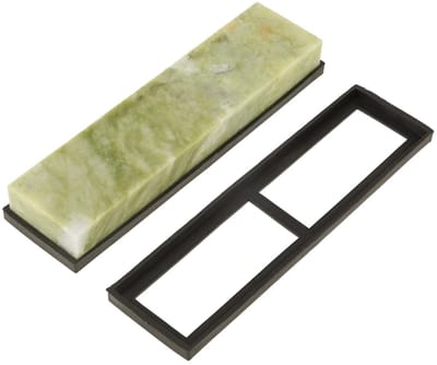 MTTproducts- Slijpsteen Natuurlijke Smaragd 10000 Grit - Fijne Wetsteen - Slijpsteen Keuken - Slijpsteen Mes - Slijpsteen Gereedschap - Niet Valbestendig