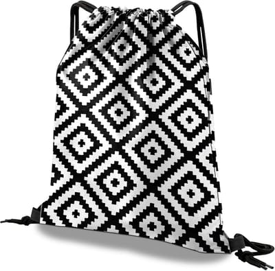 Waterdichte Trekkoord Rugzak voor Sport, Gym en Reizen - Grote String Bag