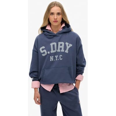 Dames Hoodie Superdry Athletic Essential Relaxed