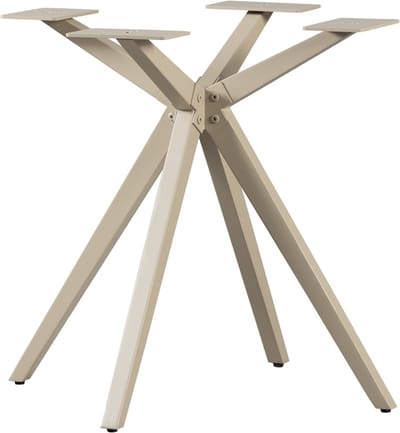 WOOOD Holland Kruispoot - Metaal - Dakargrau - 72x80x80