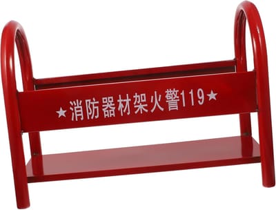 Brandblusser Houder - Brandblusser Rek - Veilige Opslag - Zware Uitvoering - 36.8x26.5CM - Rood