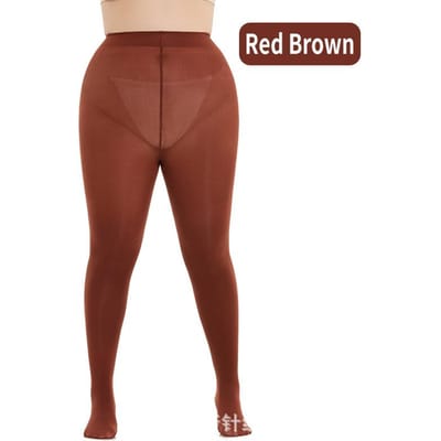 50-90Kg Grande Taille 40D Collants Femme Entrejambe Durable Marron Leggings Carnaval Confortables Sexy Collants Design Première Ligne Populaires 2XL black