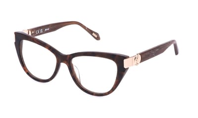 Just Cavalli VJC164 Top avana chiara+corno marrone lucido 53/16/140 WOMAN Brilmonturen