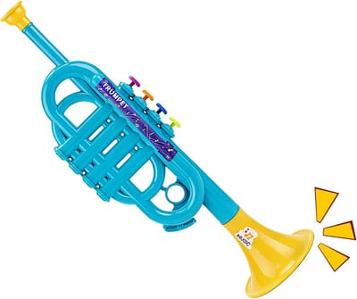 Muziek Trompet Speelgoed - Kinder Instrument - Muziek Ontdekking - Gesimuleerd Geluid - 49.5 x 10 x 18.5 cm - Willekeurig