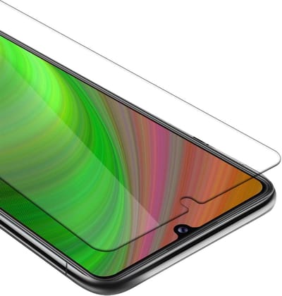 Cadorabo Screenprotector geschikt voor Samsung Galaxy A42 4G - Pantser film Beschermende film in KRISTALHELDER Geharde (Tempered) display beschermglas in 9H hardheid met 3D Touch