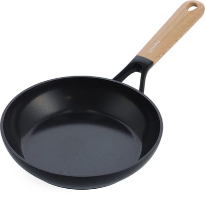 GreenPan Eco-Smartshape Koekenpan 20cm - PFAS-vrije antikleeflaag - Koekenpan inductie - Keramische koekenpan - Ovenbestendig tot 140°C - Koudgrepen - Zonder deksel - Light wood