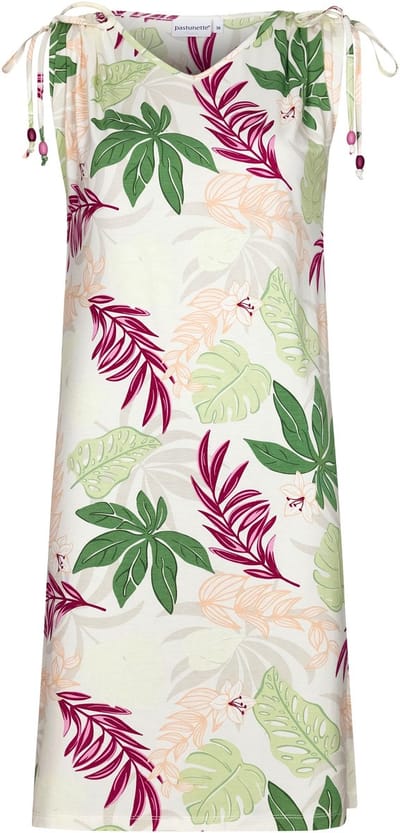 Dames Jurk Pastunette - Summer Leaves - Viscose - Maat 38