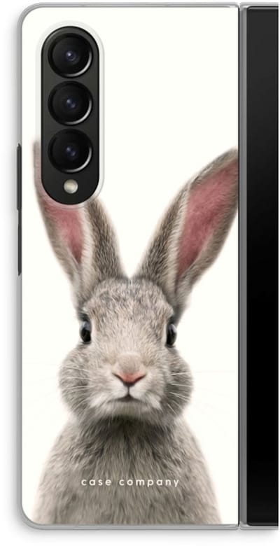 Case Company® - Hoesje geschikt voor Samsung Galaxy Z Fold4 hoesje - Daisy - Soft Cover Telefoonhoesje - Bescherming aan alle Kanten en Schermrand