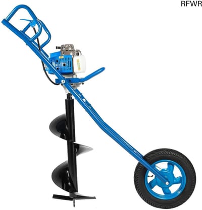 RFWR® 2-takt benzinegrondboor met wielen - 63CC, 2,2 kW, Ø 300 mm bitboor