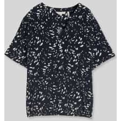 Tom Tailor - Blouse met patroon - Maat 36 - navy dot