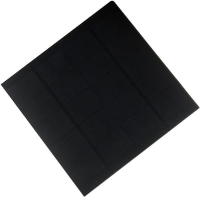 Zonnepaneel - Zonneoplader - Batterijen Opladen - Compact Monokristallijn - 4.4W 5V - Zwart