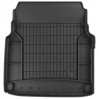Rubber Kofferbakmat met Organizer Functie – Geschikt voor MERCEDES E-Klasse W211 Sedan (Facelift) 2006-2011 – Versie met Navigatie – TPE Rubber – Hoge Rand 5 cm