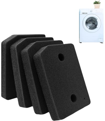 4 Stuk droger Filter Vervanging Schuim geschikt voor Miele 9164761 TMB540WP TKS850WP TKG840WP TKS650WP TKB150WP TKG450WP TCJ680WP TCE520WP onderdelen -4 stuks