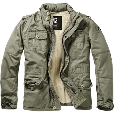 Brandit Britannia Winter Heren Winterjas - olijf - M