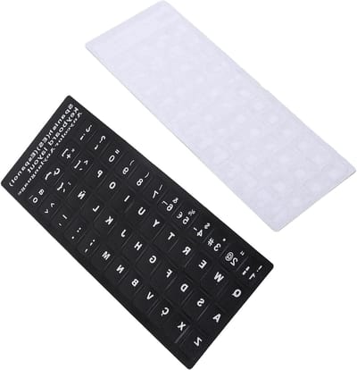 Waterproof Keyboard Stickers voor Laptop en Desktop, Antislip en Duurzaam PVC, Geschikt voor 10 tot 17 Inch Toetsenborden
