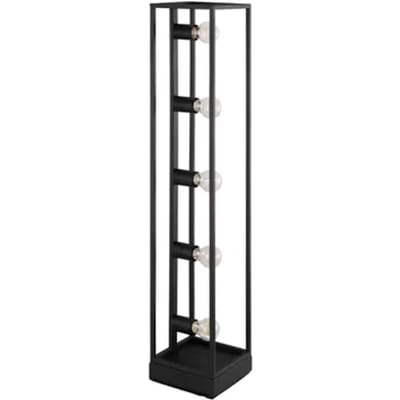 EGLO Eldrick Vloerlamp - E27 - 100 cm - industrieel - Staal - Zwart
