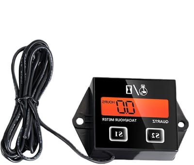 Motor Toerenteller - RPM Meter - Onderhoud Motoren - Real-time Display - 7.3 x 4.6 cm - Zwart