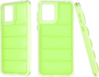 Hoesje geschikt voor Motorola Moto E13 - Techsuit Wave Shield Shockproof Hard Case Back Cover - Groen