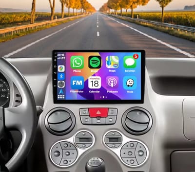 Autoradio 2/32 met Carplay en Android auto | Geschikt voor Fiat Panda 2003-2012 | Radio scherm met Navigatie | 2003 2004 2005 2006 2007 2008 2009 2010 2011 2012 | 169