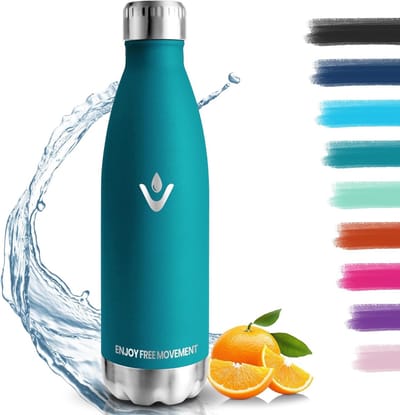 Dubbelwandige Roestvrijstalen Thermosfles 500 ml - Lekvrije Sportfles voor Kinderen en Volwassenen - Houdt 12 uur Warm en 24 uur Koud