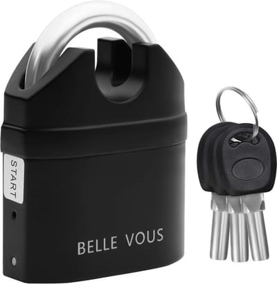 Dailygoody - Zwart Anti-Diefstal Hang Slot - 110Db Alarm voor