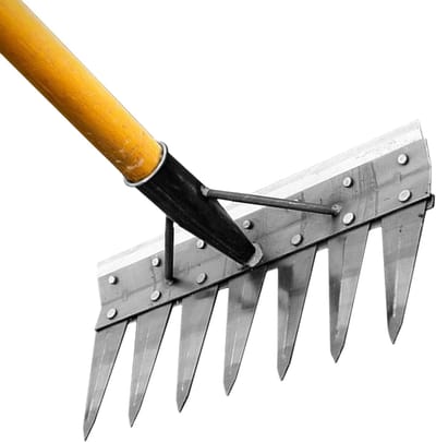Onkruidverwijderaar Tuin - Gras Verwijderaar Hark - Gazon Bodemwerk - Multifunctioneel Handgereedschap - Verschillende Tanden