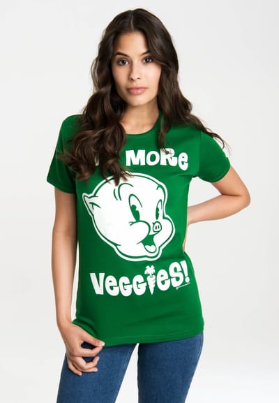 Logoshirt T-Shirt Looney Tunes - Eat More Veggies