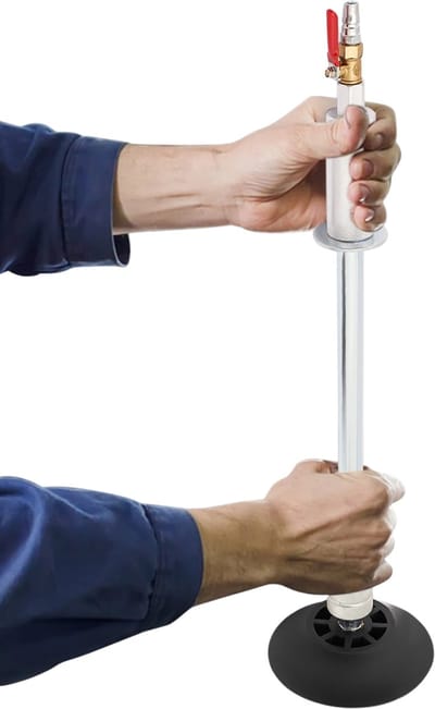 Archi Pneumatisch Uitdeukstation - Deukentrekker Auto – 3 Zuignappen – 3 Bar – Auto Deuk Verwijderaar - Deukherstel – Zilver – 62 cm
