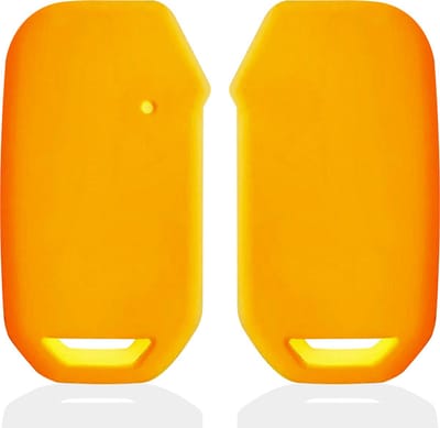 Autosleutel Hoesje geschikt voor Kia - SleutelCover - Silicone Autosleutel Cover - Sleutelhoesje Oranje