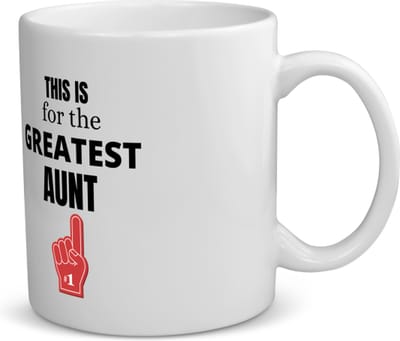 Akyol - this is for the greatest aunt koffiemok - theemok - Tante - tante - verjaardag tante - cadeautje - kado - geschenk - 350 ML inhoud