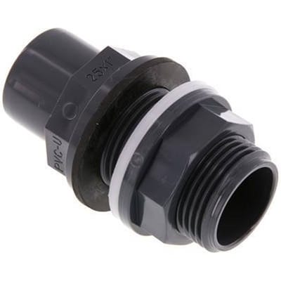 PVC Schotdoorvoer Fitting Lijmmof 25x32mm