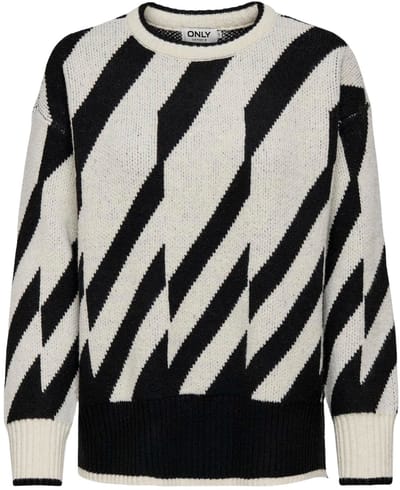 Only Jude Jacquard Knitted Sweater Dames - Maat M
