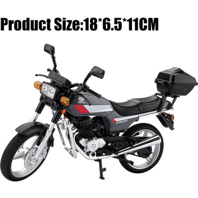1:12 Honda Cb125T Moto Classique Rétro Urbaine Moulages en Alliage & Véhicules Jouets Modèle de Voiture Modèle Réduit de Voiture Pour Enfant gray