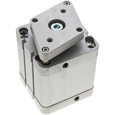 ISO 21287 Compacte Dubbelwerkende Cilinder 80-50mm - Magnetisch - Niet-roterend
