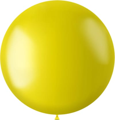 Folat - ballon XL Radiant Zesty Yellow Metallic - 78 cm