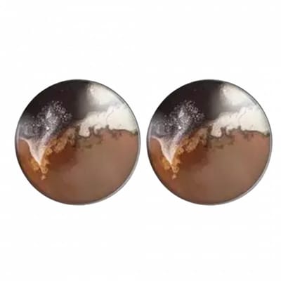 Clip Oorbellen- Brownie-2 cm