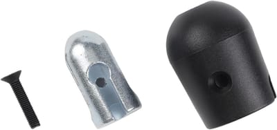 Fitness kabelstoppers - Machine accessoires - Apparatuur onderhoud - Rubber staal constructie - Voor 5mm kabels - Zwart