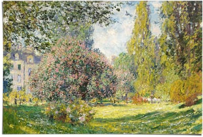 Poster Claude Monet - parc Monceau - 61 x 91,5 - Papier - REINDERS