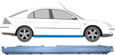 Volledige dorpel voor Ford Mondeo 2000-2007 / Rechts