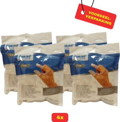 Romed Vingercondooms Latex - Maat L - 4 x 100 stuks voordeelverpakking