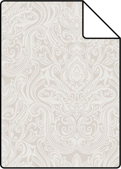 Proefstaal Origin Wallcoverings behang ornamenten lichtgrijs - 26,5 x 21 cm - 346530-S