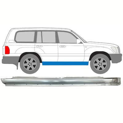 Volledige dorpel voor Toyota Land Cruiser J100 1998-2007 / Rechts