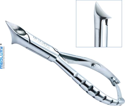 MEDLUXY® - Professionele Nageltang Koptang 14 cm – Voor Dikke Nagels & Kalknagels – Pedicure Tang RVS – Ingegroeide Nagel Knipper – Medische Pedicure & Manicure Tool