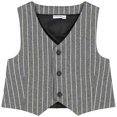 Prénatal peuter gilet Mid Grey Melange 74/80 heren