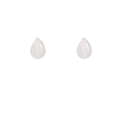 Go Dutch Label Oorknoppen Drop Stud White