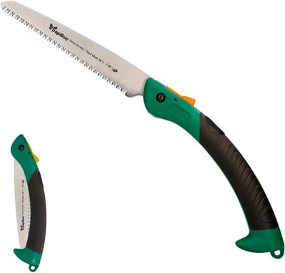Handzaag - Snoeizaag Tuin - Takken Snoeien - Ergonomisch Handvat - 220 mm - Zwart Groen