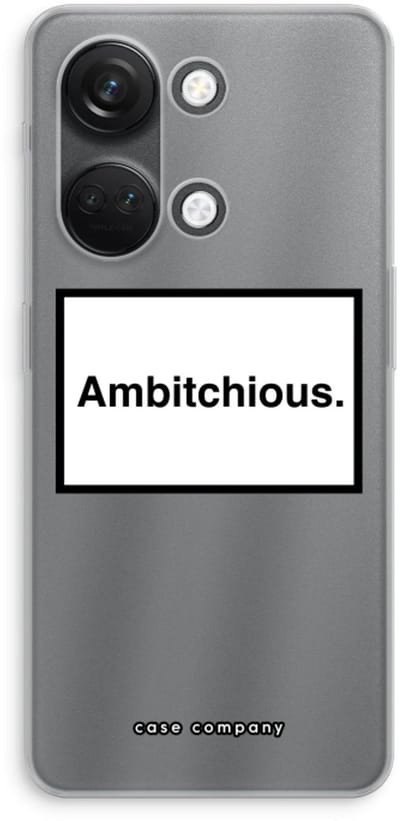 Case Company® - Hoesje geschikt voor OnePlus Nord 3 hoesje - Ambitchious - Soft Cover Telefoonhoesje - Bescherming aan alle Kanten en Schermrand