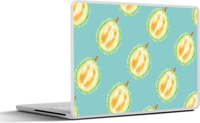 Laptop sticker - 17.3 inch - Fruit - Citrus - Blauw - 40x30cm - Laptopstickers - Laptop skin - Cover