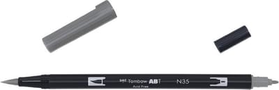 Tombow ABT Dual Brush Pen N35 cool grey12 - Incl. Goodie