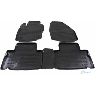 J&J AUTOMOTIVE | Tapis De Sol En Caoutchouc 3D Exclusive Pour Ford S-Max 2006-2015 noir